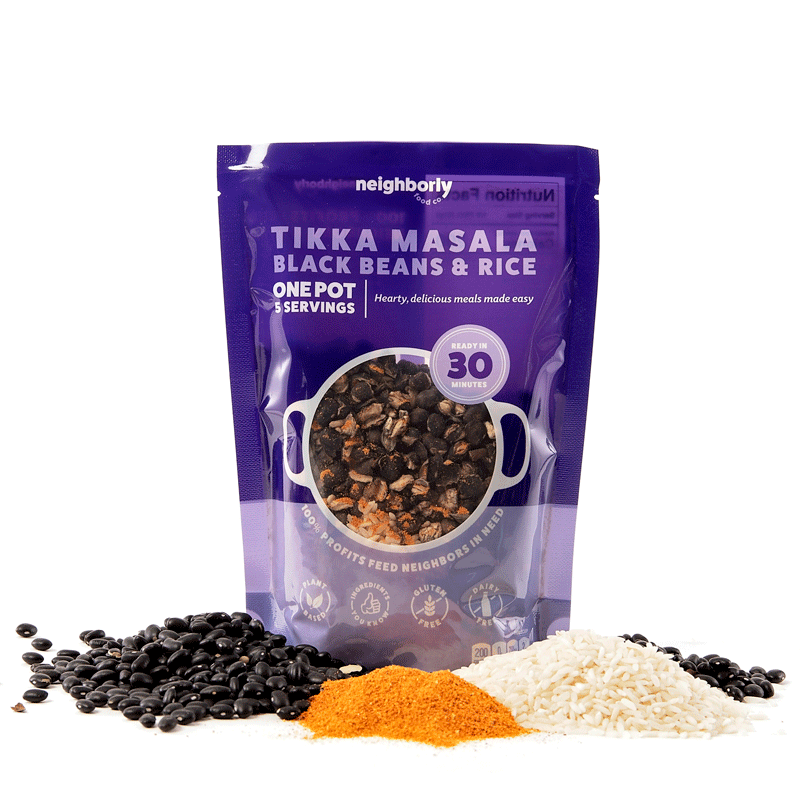 Tikka Masala Black Beans & Rice (case of 12)